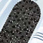 1pc Pebbles Bath Mat for Tub Non-Slip Bathtub Mat with Suction Cups, Drain Holes for Bathroom Showers, Tub, Machine Washable