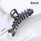 Large Metal Hair Claw Clip Fish Bone Irregular Hairpins Punk Style Silver Hair Claws Barrettes Women HairClips Hair Accessories
