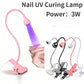 Nail Dryer Light UV Nail lamp 395nm Wavelength Clip-on Desk Mini USB For Gel Nails ongle Manicure Salon Tools