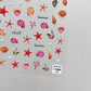Magical Blow Bubbles Goldfish Bunny Rabbit Cat Kitten Shape Shiny Dreamy Bubbles 5D Nail Art Decorations Sticker Manicure Decal