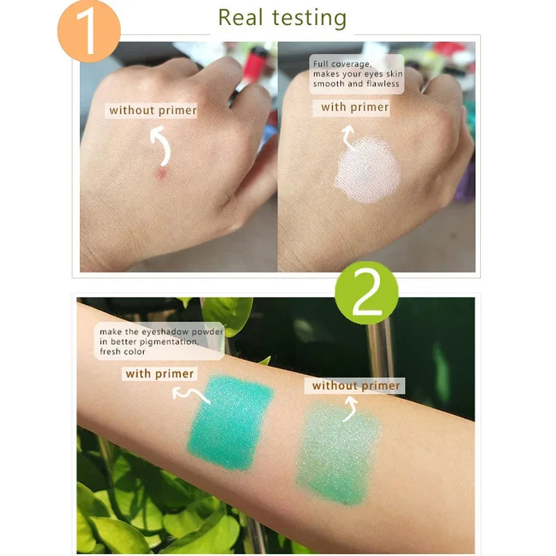 6 Colors Eyeshadow Primer Cream Long Lasting Waterproof Eye MakeUp Base Hot Artistic Eyes Makeup Tools Blogger Same Paragraph