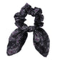 Fashion Floral Leopard Print Scrunchie Bowknot Hair Rope Women Girls Ponytail Holder Hair Ties Elastic Bands Hair Accessories