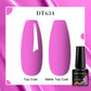 MEET ACROSS 160 Colors 7.3ml Gel Nail Polish Vernis Glitter Sparkly Semi Permanent Soak Off LED UV Gel Varnish Nail Art Manicure