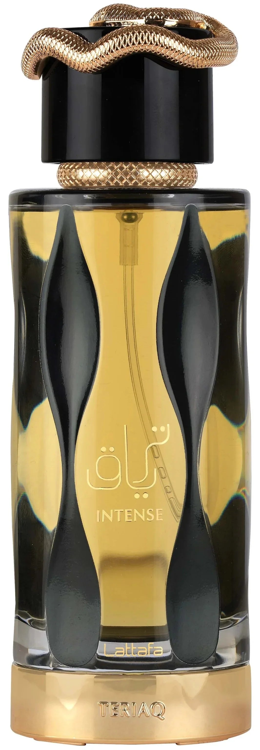 Lattafa Teriaq Intense EDP 3.4oz – Sweet Amber Oud Unisex Perfume, Long Lasting Luxury Gift for Men & Women