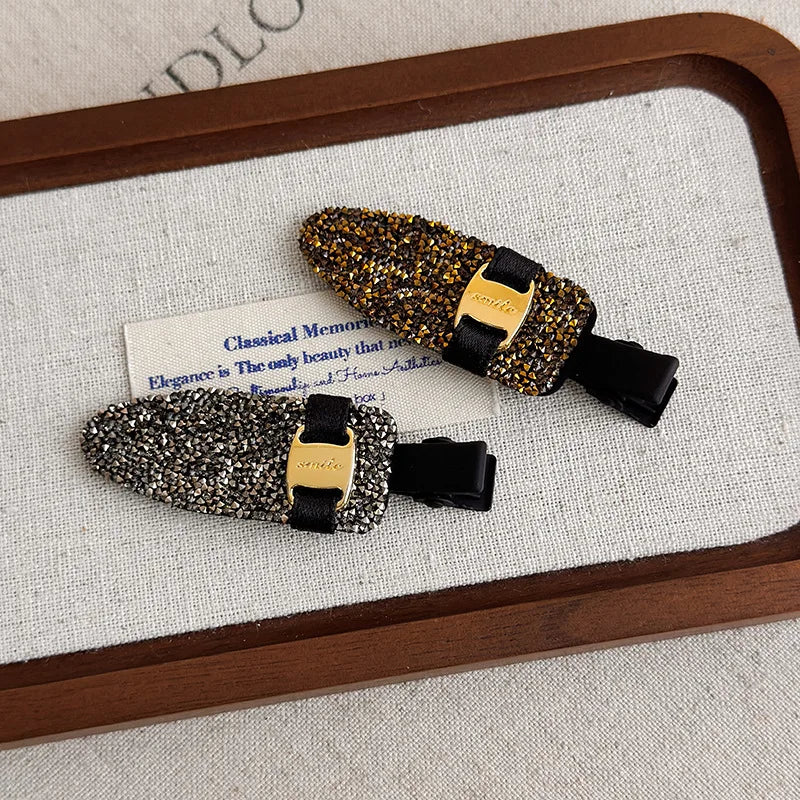 Ultra-Shimmering Luxury-Chic Rhinestone Hair Clip New Arrival: Premium Hair Accessory High-End Fashion Clip