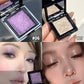 Monochrome Eyeshadow Palette Chrome Blue Pearl Glitter Highgloss Brightening Lasting Waterproof Metallic Luxury Eyeshadow Makeup