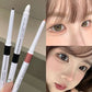 Double-ended Waterproof Eyeliner Gel Pencil Matte Shimmer Aegyo-sal Pen Black Lasting Not Blooming Quick Drying Eye Liner Makeup