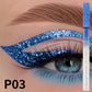 1PC Glitter Liquid Eyeliner Pencil Waterproof Purple Pink Blue Eye Liner Pen Long Lasting Quickily Drying Eyes Makeup For Women