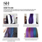 Temporary Hair Color Spray One-Time Hair Dyeing Instant Hair Salon Multi Color Hair Dye Makeup Chalk Washable DIY Party Styling