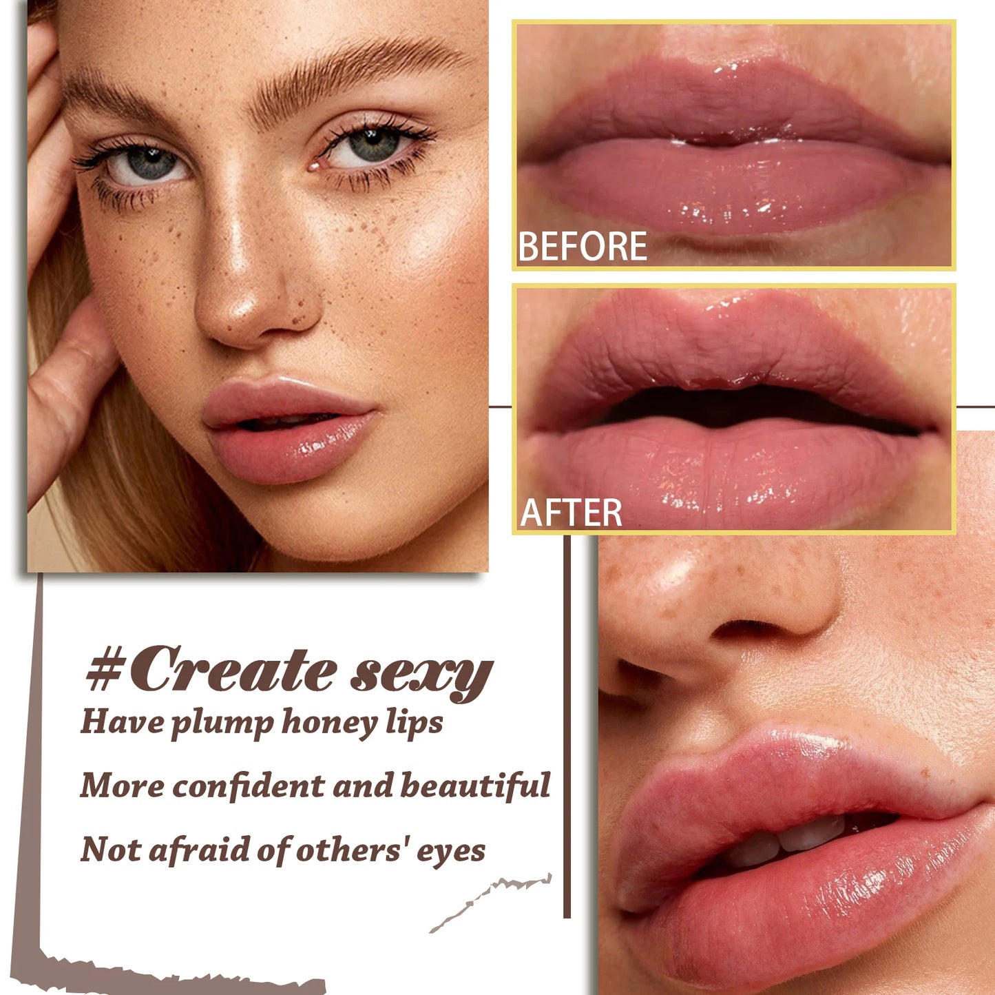 Long-lasting Lip Plumping Essential Oil Essence Instant Lip Plumping Essential Oil Repairs Lip Fine Lines and Moisturizes  Balm
