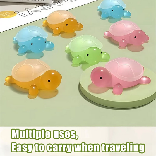 JDLQ Little Turtle Handmade Essential Oil Soap 4 Pieces of Cute Mini Turtle Moisturizing Soap Children'S Cleansing Bath Soap