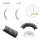 Winky Beauty  12Rows Classic Individual Mink Hair Lashes Extension Matte Black Fluffy Silk Eyelash Extension for Beauty Makeup