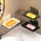 Removable No Drill Wall Mounted Soap Tray Self Adhesive Traceless Soap Sponge Holder for Bathroom Kitchen Sink