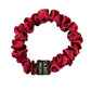 100% Pure Mulberry Silk Scrunchies Hair Bands Ties Gum Elastics Ponytail Holders Pure Color for Women Girls 19 Momme 1.5CM