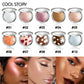 Pearlescent Sparkle Highlight Palette Bronze Shimmer Fine Powder Cream Glitter Eyeshadow Blusher Shiny Face Brightening Makeup