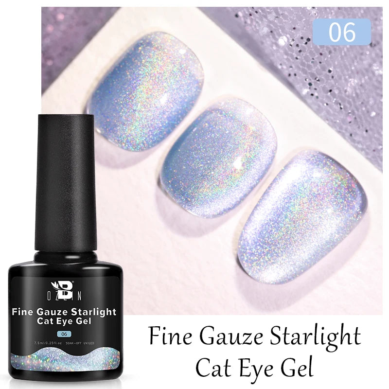 AWStorG 7.5ml Starlit Cat Magnetic Gel Nail Polish Must need Black Gel-Polaris Light Soak Off UV Gel Varnis Semi Permanent DIY