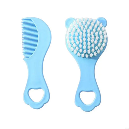 2Pcs Infant Comb and Brush for Newborns Daily Grooming and Travel Use 69HE