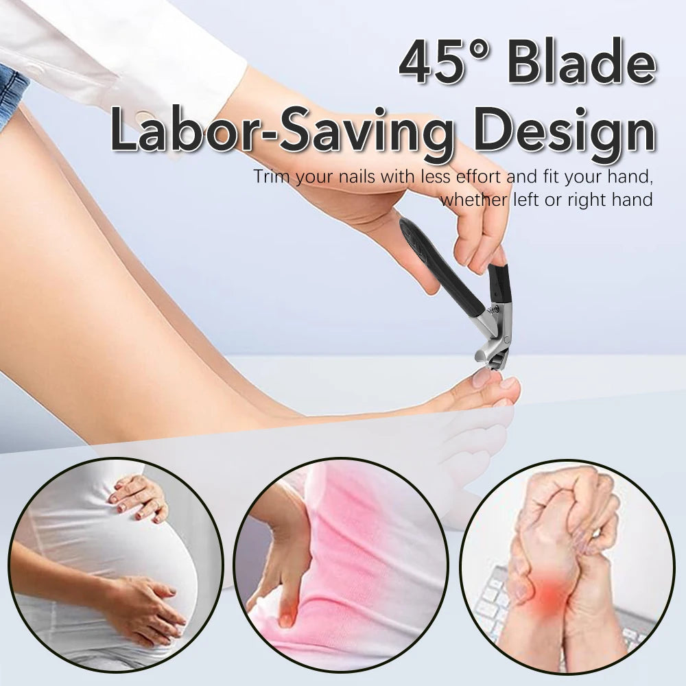 2/4Pcs/Set Nail Clippers Set Ingrown Toenail Thick Nail Clippers Set for Professional Pedicure Manicure Fingernail Tools