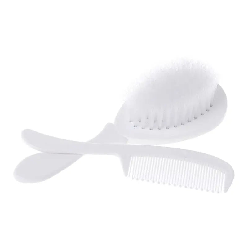 Baby Hair Brush & Comb Set Children Hair Brush Soft Nylon Bristle Cradle Caps Hair Brush for Toddler Infant  Massage Dropship