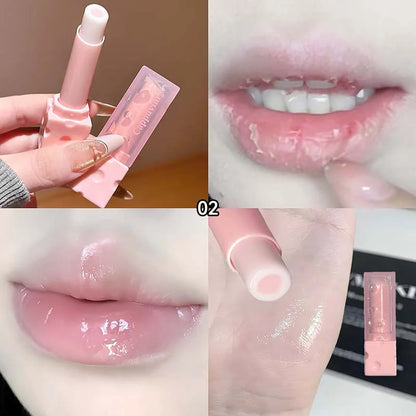 Cappuvini Cheese Lip Balm Long-Lasting Moisturizing Deep Moisturizing Non-Stick Repairing Anti-Wrinkle Anti-Cracking Lip Mask Lipstick Base