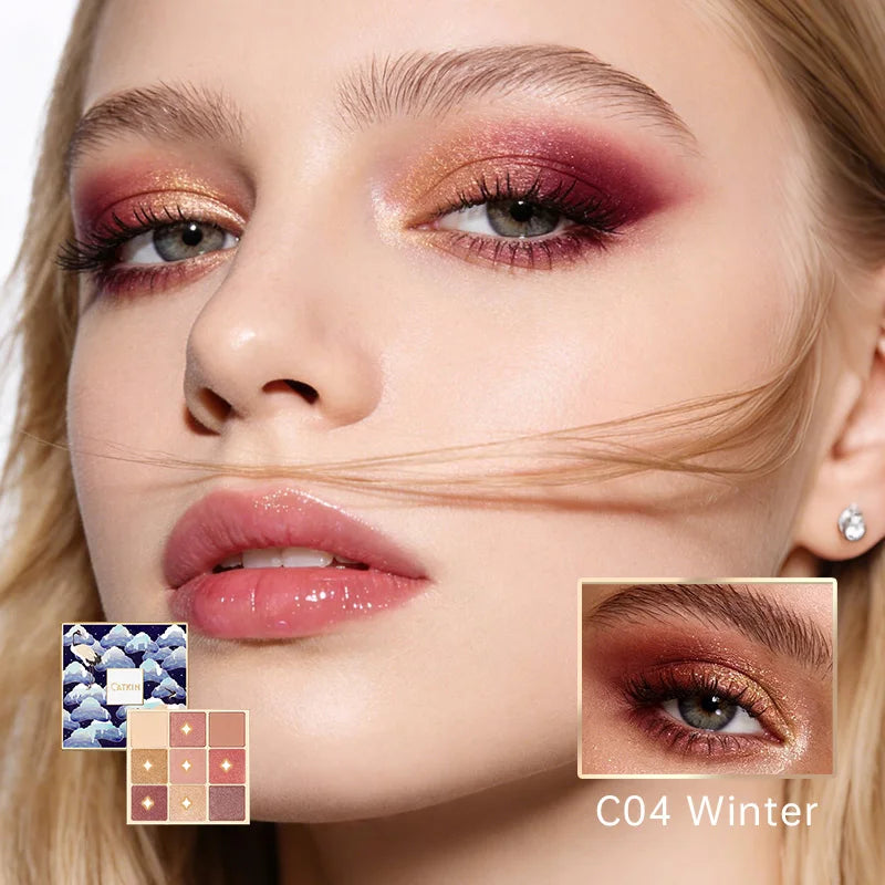 CATKIN Eternal Love Seasonal 9 Colors Eyeshadow Glitter Shimmer Matte Metallic Natural Special Chinese Modern - Hot Sales