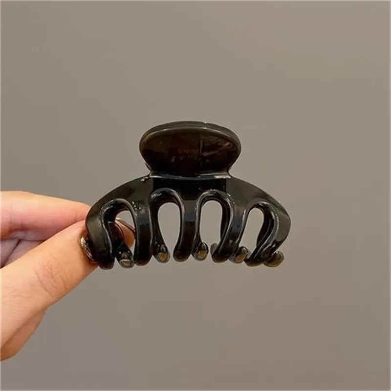 Elegant Solid Small Pumpkin Hair Claw For Women Girls Sweet Hair Ornament Claw Clip Hairpin Hair Clip Fashion Hair Accessories