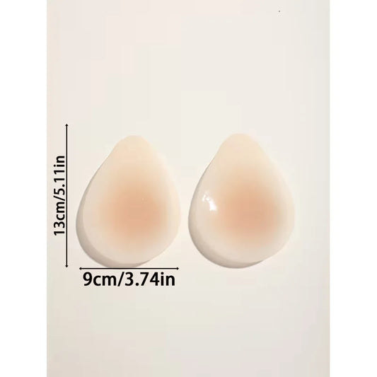Ultra-Thin Silicone Bra Drop-Shaped Nipple Covers  No Glue Self-Adhesive Sticky Push Up Pasties  Lift Breast Pads for Women