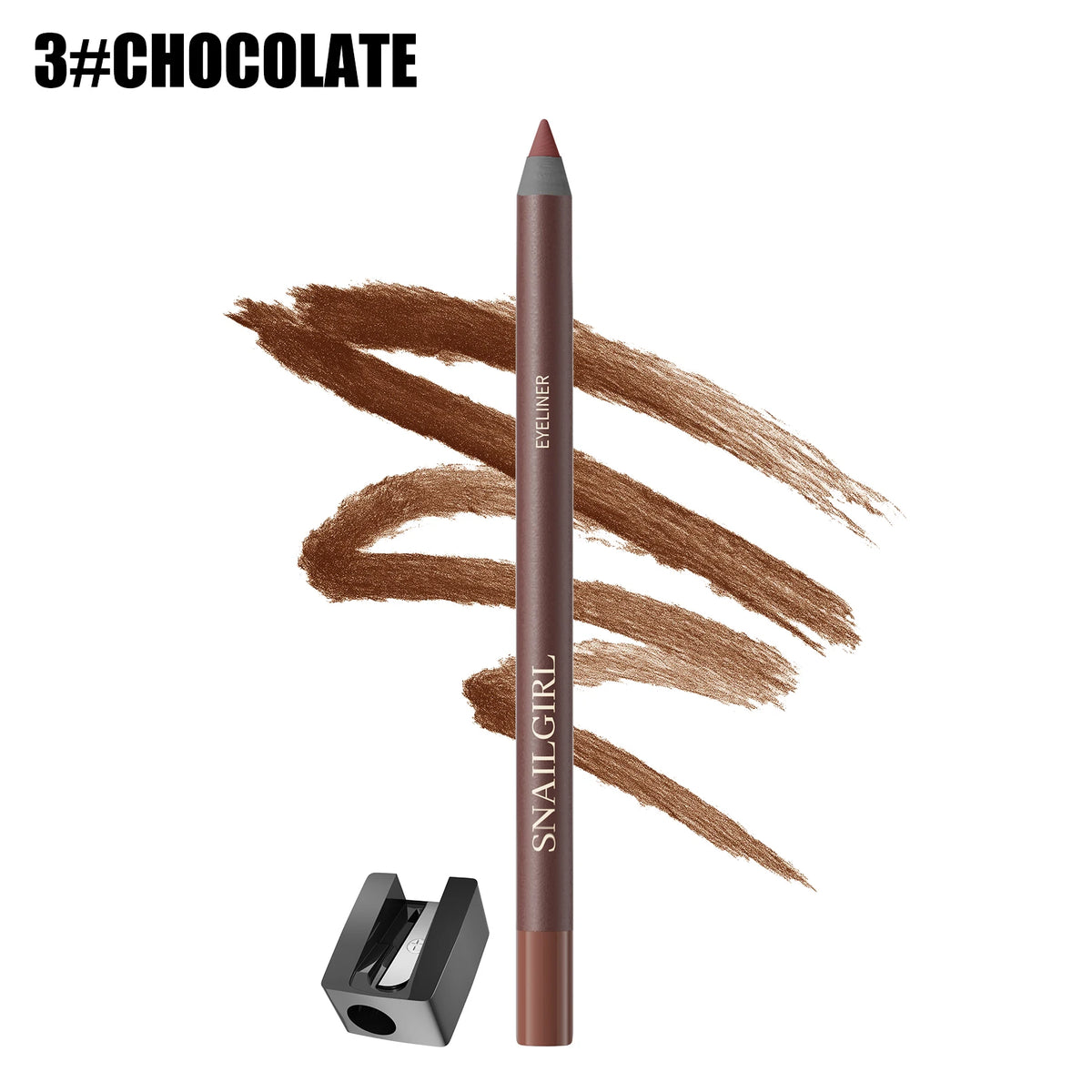 Eyeliner Pen, Waterproof And Sweatproof, Long Lasting Smudge ProofHard Refill Eyebrow Pencil