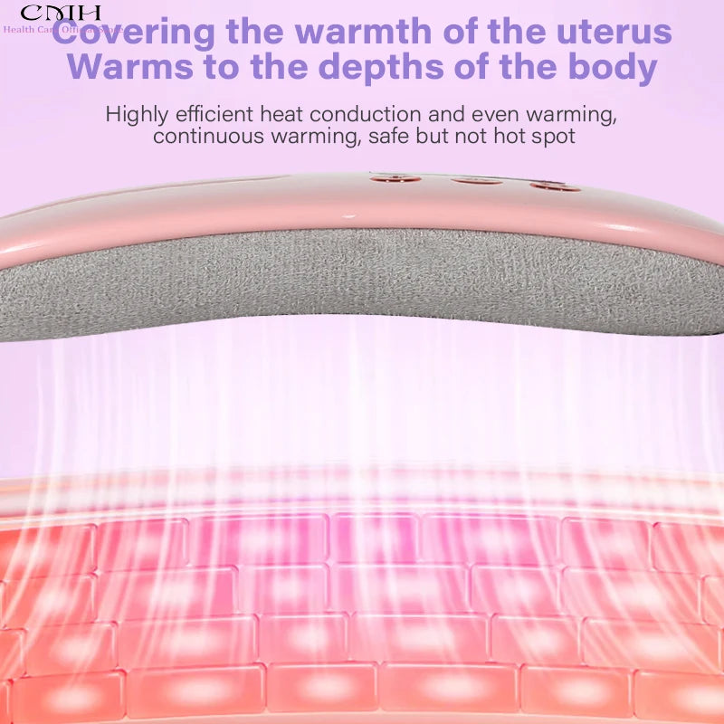 Heating Pad Massageador Corporal Menstrual Cramps Relief Warm Uterus Belt Fitness 3S Fast Heat Massage CMH  Temp Silent Portable