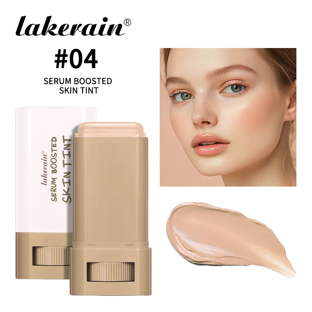 Eraser Foundation Stick Silky Texture Moisturizing Smooth Boosted Skin Tint Foundation Stick Travel-Friendly Concealer Stick