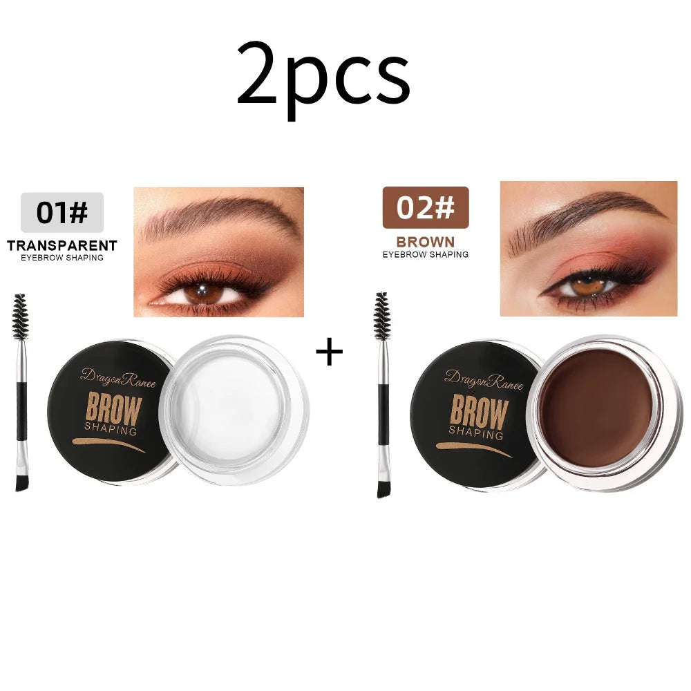 Dragon Ranee 6color Wild Eyebrow Styling Eyebrow Cream Styling Eyebrow Gel Soap Wax White Eyebrow Cream
