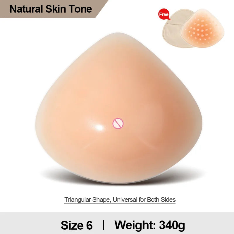 Silicone Fake Breast For Mastectomy Balance Body Artificial Breast Form Prosthesis Post-Surgery Bra Enhancement Inserts