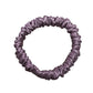 100% Real Mulberry Silk Skinnies Scrunchies Hair Bands Ties Gum Elastics Ponytail Holders No Damage for Women Girls 22 Momme 1CM
