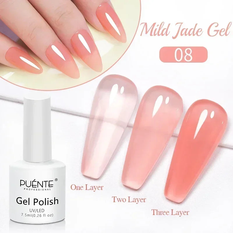 15ML 4 in 1 Builder Nail Gel For Quick Extension Nail Reinforcement Construction UV Gel Polish Semi-permanent Nail Art Varnish