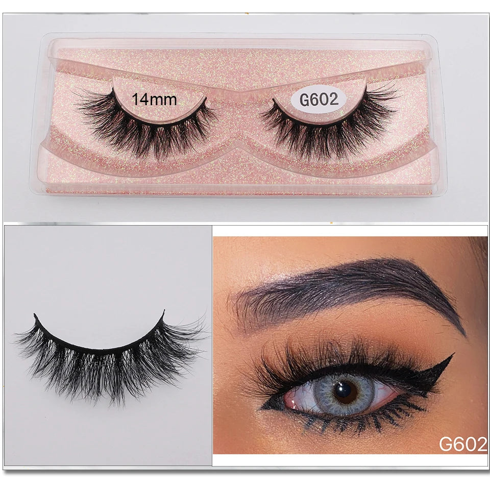 Mink Eyelashes New Soft Natural Full Strip Lashes Vendor Wholesale Fluffy Wispy 3d Mink Lashes Suppliers