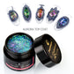 Aurora Glitter Gel Nail Polish 3D Non-Sticky Builder Gel Formula Long-Lasting Shine Soak Off UV/LED Cured Perfect for Manicures