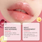 EELHOE Strawberry Night Lip Mask Overnight Deep Hydration Exfoliant for Lips Enhance Skin Elasticity Moisturizing Lip Mask 30g