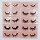 Mink Eyelashes New Soft Natural Full Strip Lashes Vendor Wholesale Fluffy Wispy 3d Mink Lashes Suppliers
