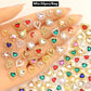 Mix 50pcs 3D Luxury Metal Nail Art Decorations Alloy Shiny Rhinestones Pearl Gems Zircon Diamond Charm DIY Nail Accessories