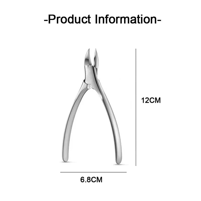 New 1pcs Professional Nail Clipper Anti-Splash Nail Clippers Nail Scissors Cutter Set Stainless Steel Pedicure Tools ZJJ03