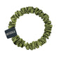 100% Pure Mulberry Silk Scrunchies Hair Bands Ties Gum Elastics Ponytail Holders Pure Color for Women Girls 19 Momme 1.5CM