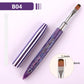 1PC Gel Brush Oval & Flat UV Gel Nail Art Brush Professional Design Brushes Salon Home DIY Manicure