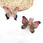 Simulation Butterfly Hair Claw Acrylic Claw Clip Temperament Grab Hair Clips for Girls Ins Trendy Hair Accessories Gift