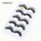 YSDO Eyelashes 3/5 Pairs Natural Long 3D Mink Lashes Fluffy Volume Mink False Eyelashes Cruelty Free Wispy Lashes Makeup Cilios