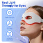 3D Eye Massager Red Light Therapy for Eyes 4 Modes 605NM-830NM Eyes Relax Massager Fatigue Relief Lighten Dark Circles Smooth