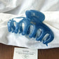 Korean Large Size Acrylic Dragon Bone Shark Hair Clip French Style Polka Point Arc Back of Head Hair Claw Clamp Hair Accessories