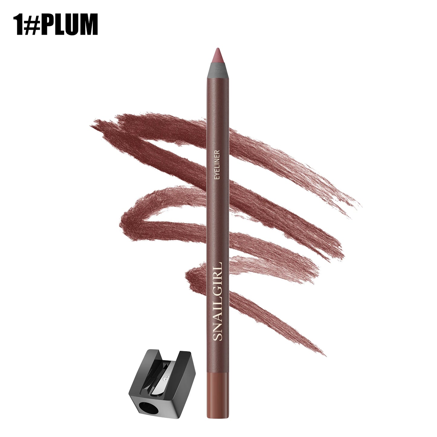 Eyeliner Pen, Waterproof And Sweatproof, Long Lasting Smudge ProofHard Refill Eyebrow Pencil