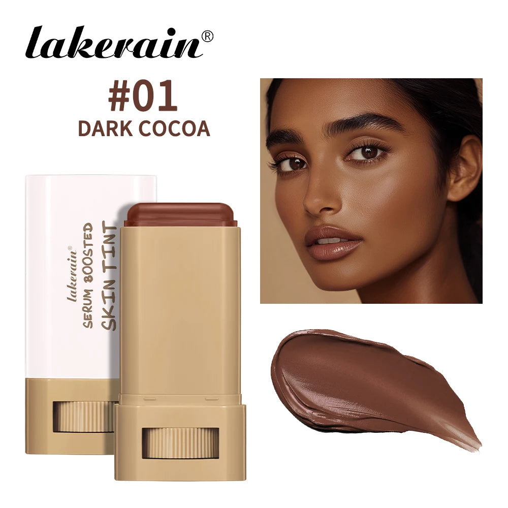 Matte Foundation Stick Waterproof Coverage Travel Flawless Eraser Foundation Stick Lightweight Enhance Skin Radiance Face Makeup