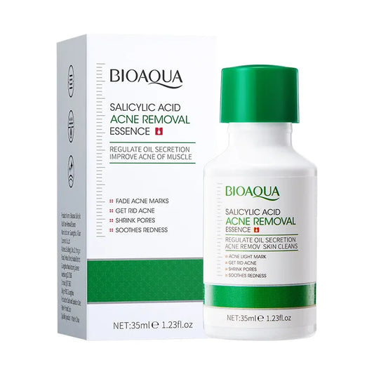 BIOAQUA Salicylic Acid Acne Removing Essence Face Serum skincare Moisturizing Repairing Acne Treatment Facial Serum Skin Care