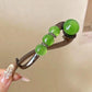 Simple Temperament High-End Feeling Hair Clips Rhinestone Bead Straight Twist Clip Hair Volume Multiple Headpieces Accessory